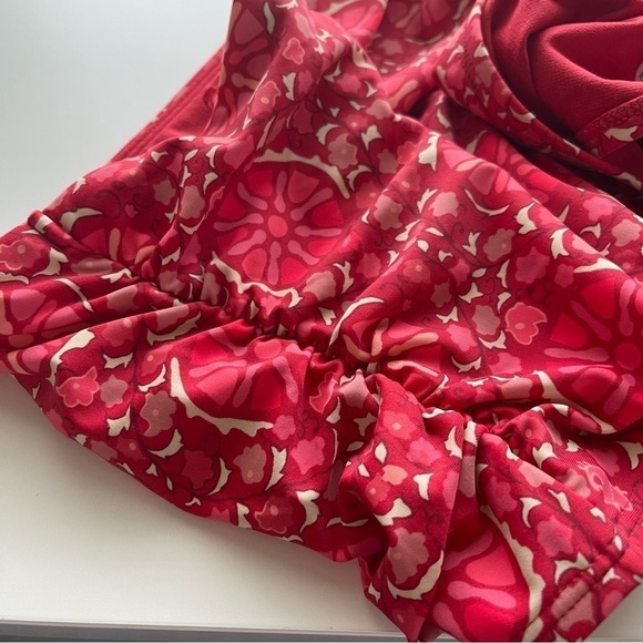 NEW Rhode Zinnia Floral High Rise Medium Coverage Bikini bottom red size 3X - Picture 10 of 13